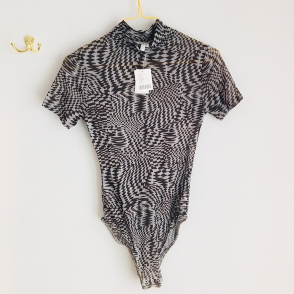 SZ M Out From Under Micro Mesh Bodysuit